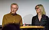 De to sammen i et debattpanel.