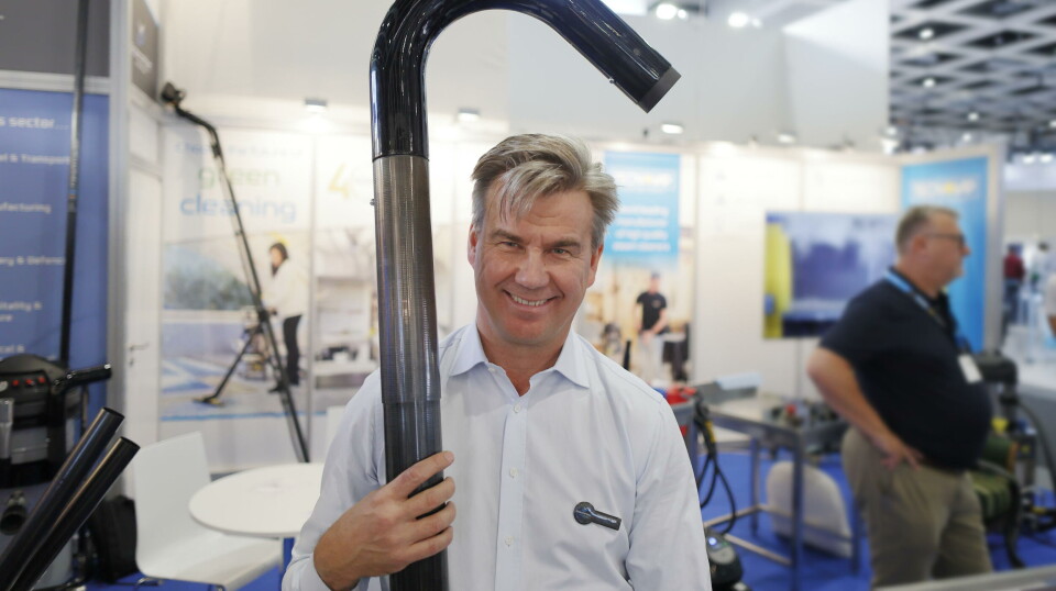 Takrennerens med 70 mm karbonstang