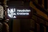 Høyskolen Kristiania-skilt