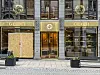 Gucci-butikken med tildekket vindu
