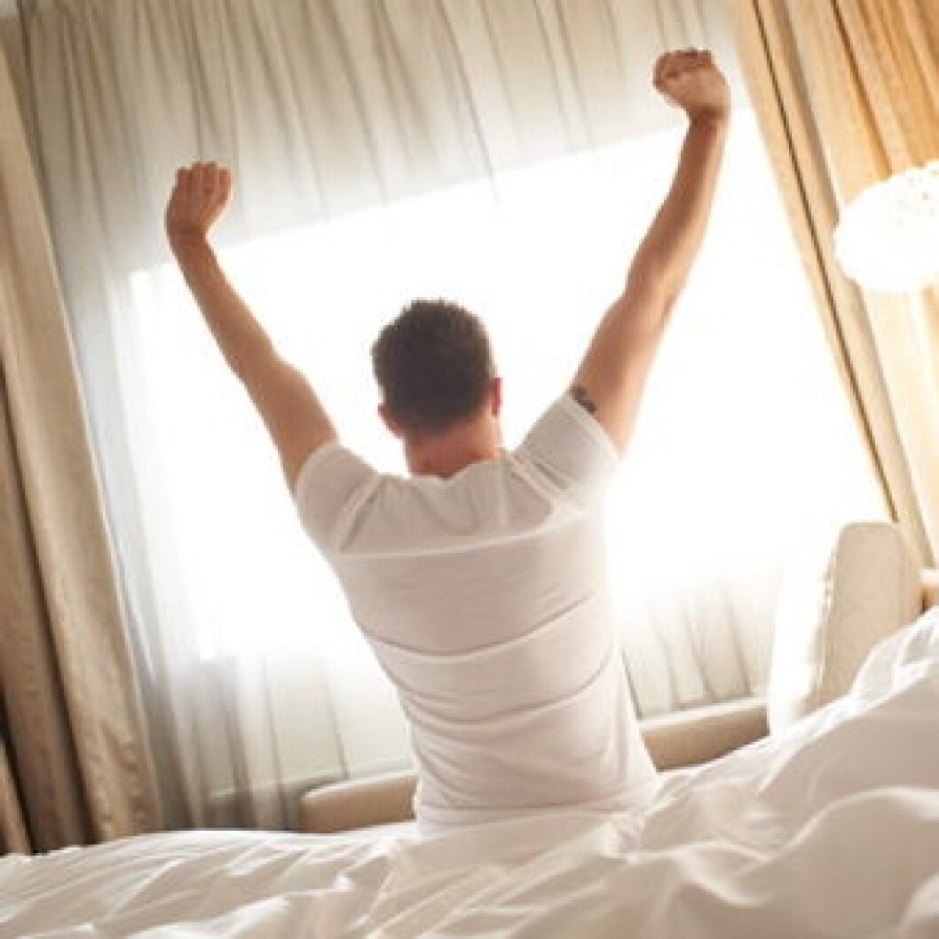 Hotell våkne strekke seg seng Hotell våkne strekke seg seng