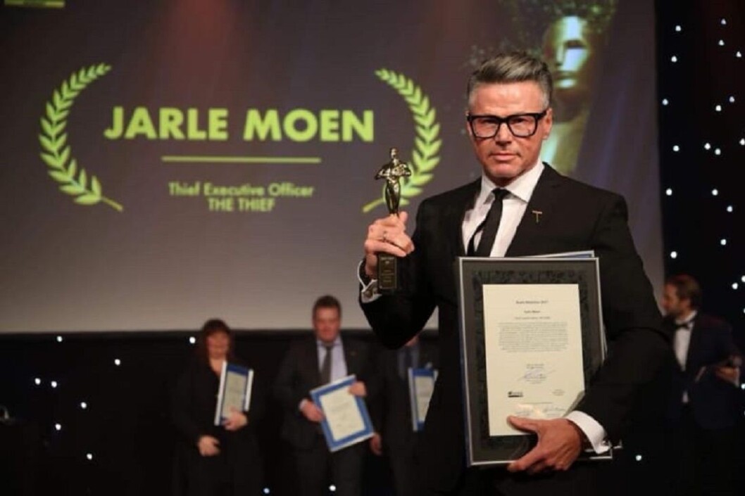 THE THIEFs hotelldirektør Jarle Moen ble kåret til Årets Hotelier 2017. Foto: Camilla Bergan THE THIEFs hotelldirektør Jarle Moen ble kåret til Årets Hotelier 2017. Foto: Camilla Bergan