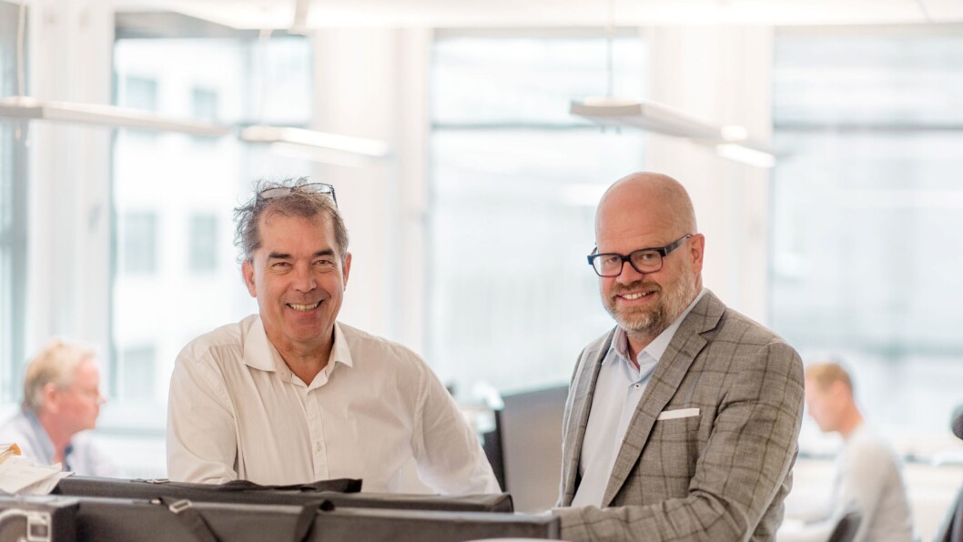 Harald Sørgaard-Djupvik (t.v) er organisasjonspsykolog i Kantar TNS og Even Bolstad er daglig leder i HR Norge.(Foto: HR Norge) Harald Sørgaard-Djupvik (t.v) er organisasjonspsykolog i Kantar TNS og Even Bolstad er daglig leder i HR Norge.(Foto: HR Norge)