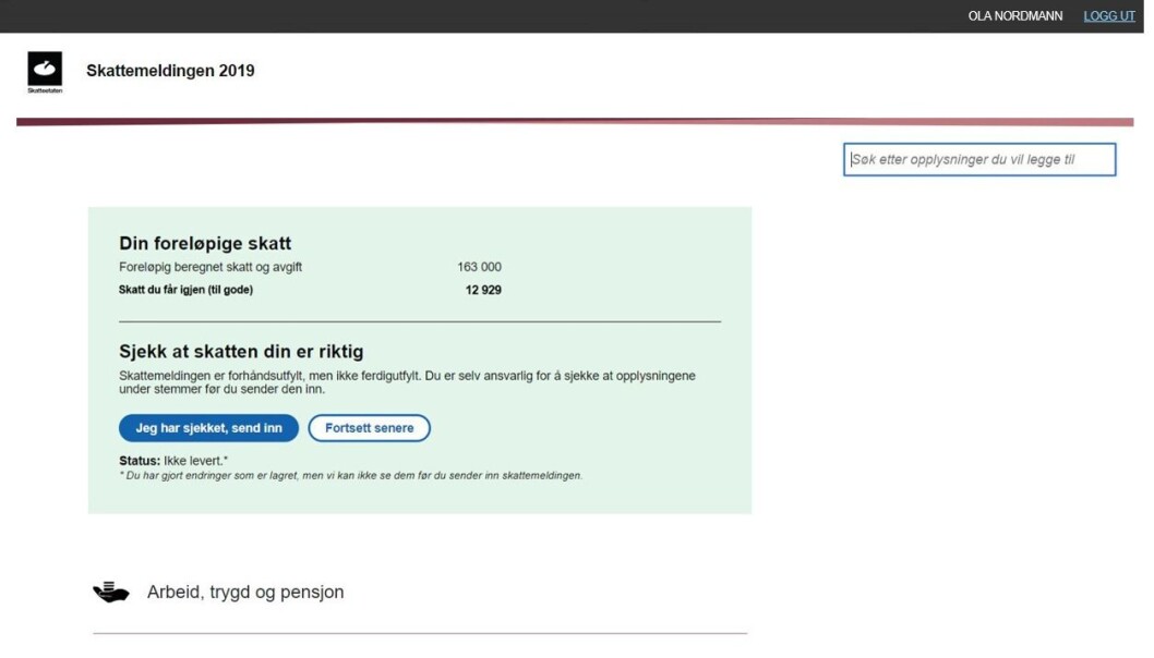 De fleste lønnstakere og pensjonister får en helt ny skattemelding som kommer mellom 18. og 31. mars. De fleste lønnstakere og pensjonister får en helt ny skattemelding som kommer mellom 18. og 31. mars.