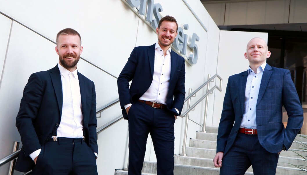 Daniel Karlsen (fra venstre) i Semine ser frem til å samarbeide med Einar Michaelsen og Tom Einar Nyberg i KPMG om å digitalisere og effektivisere regnskapsprosesser hos norske bedrifter. Daniel Karlsen (fra venstre) i Semine ser frem til å samarbeide med Einar Michaelsen og Tom Einar Nyberg i KPMG om å digitalisere og effektivisere regnskapsprosesser hos norske bedrifter.
