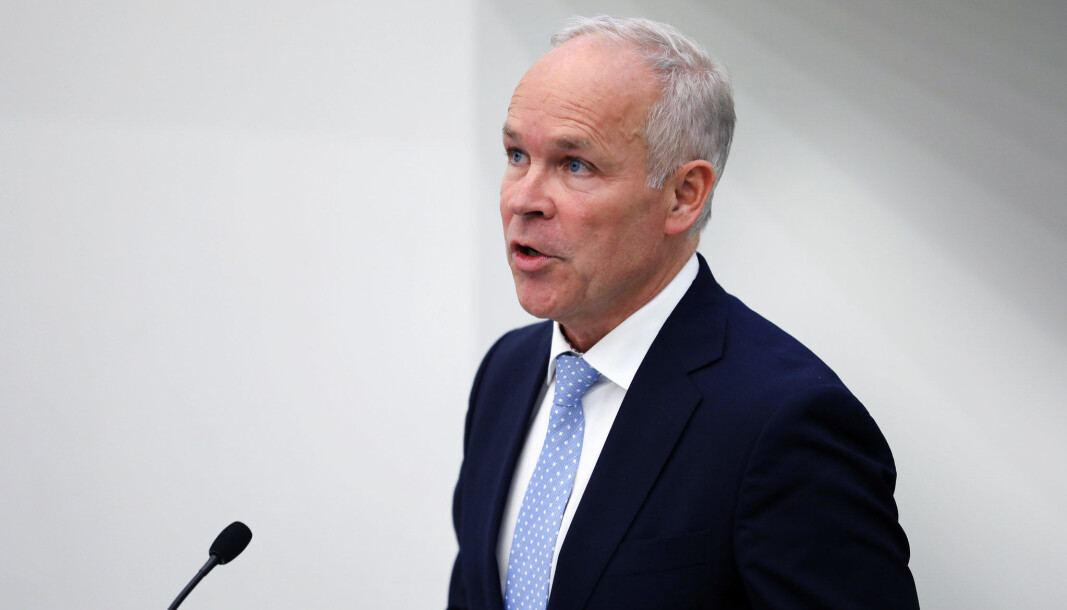 Finansminister Jan Tore Sanner. Finansminister Jan Tore Sanner.