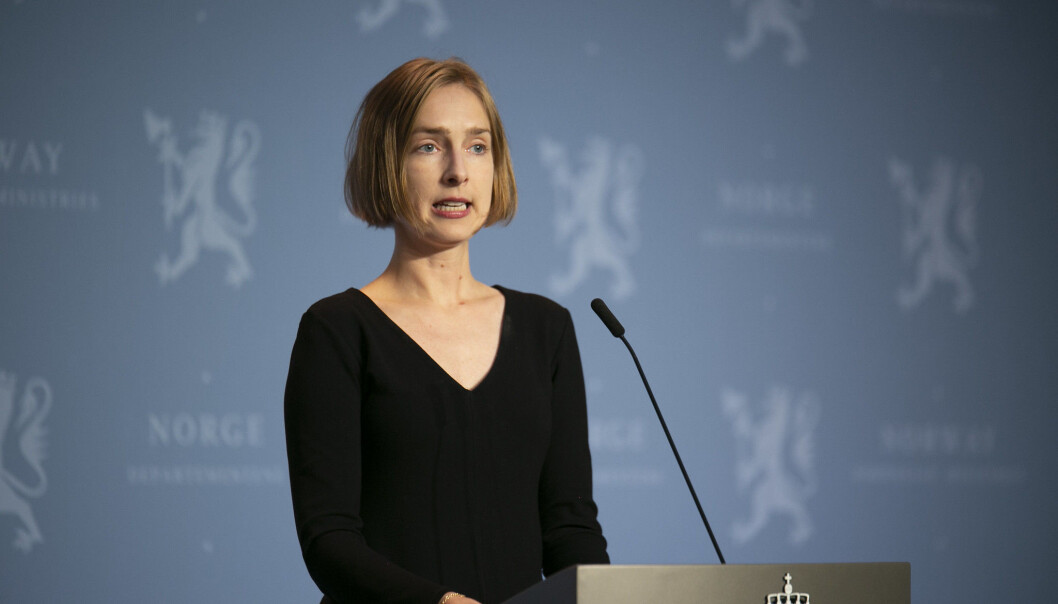 Næringsminister Iselin Nybø. Næringsminister Iselin Nybø.