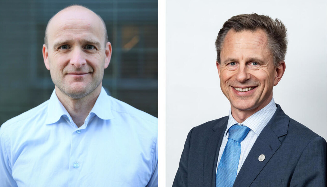 Førsteamanuensis Roald Hopsnes (t.v.) er progamransvarlig for det nye masteren, som er under utvikling. Han er ekspert på kommunalrett og forvaltningsrett og har blant annet jobbet i ti år for Kommuneadvokaten i Bergen. UiB-direktør Robert Rastad har 18 års erfaring fra toppledelsen i Bergen kommune. Førsteamanuensis Roald Hopsnes (t.v.) er progamransvarlig for det nye masteren, som er under utvikling. Han er ekspert på kommunalrett og forvaltningsrett og har blant annet jobbet i ti år for Kommuneadvokaten i Bergen. UiB-direktør Robert Rastad har 18 års erfaring fra toppledelsen i Bergen kommune.