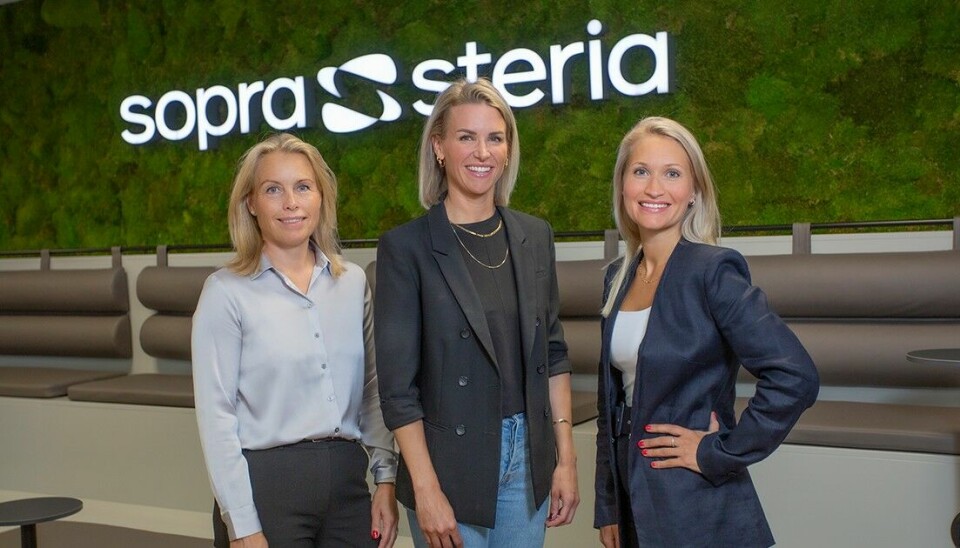 Hege D. Olsnes, Heidi Ravndal og Ine Cecilie Flateraaker skal sammen styre Sopra Sterias Stavanger-satsing.