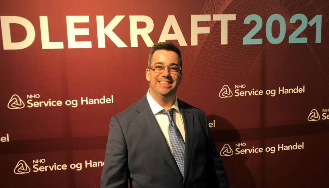 Tor Andreas Bremnes er hedret som «Årets talsperson 2021» av NHO Service og Handel. Tor Andreas Bremnes er hedret som «Årets talsperson 2021» av NHO Service og Handel.