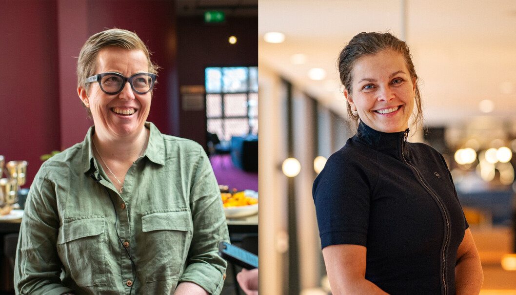 Jobbsøker Helene Andrea Sundsethvik Ulvin dro fra rekrutteringsdagen på Scandic Solli etter å ha sikret seg intervjuer på to Scandic-hoteller. Til høyre: HR-direktør Elin Ekrol i Scandic Norge. Jobbsøker Helene Andrea Sundsethvik Ulvin dro fra rekrutteringsdagen på Scandic Solli etter å ha sikret seg intervjuer på to Scandic-hoteller. Til høyre: HR-direktør Elin Ekrol i Scandic Norge.
