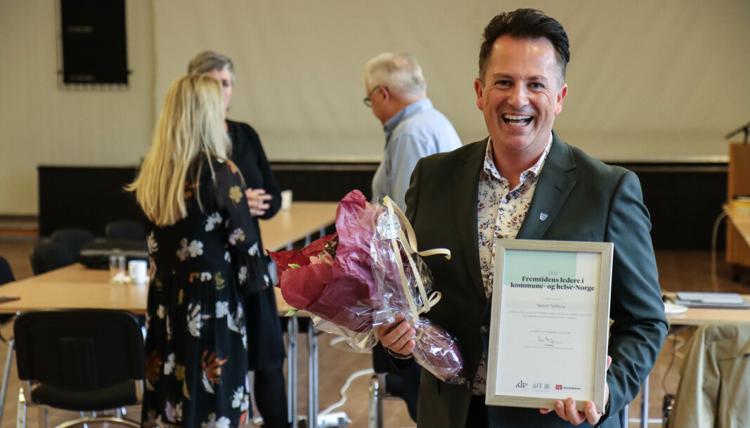 Bjørnar Fjellhaug (42), kommunedirektør i Austrheim kommune. Bjørnar Fjellhaug (42), kommunedirektør i Austrheim kommune.