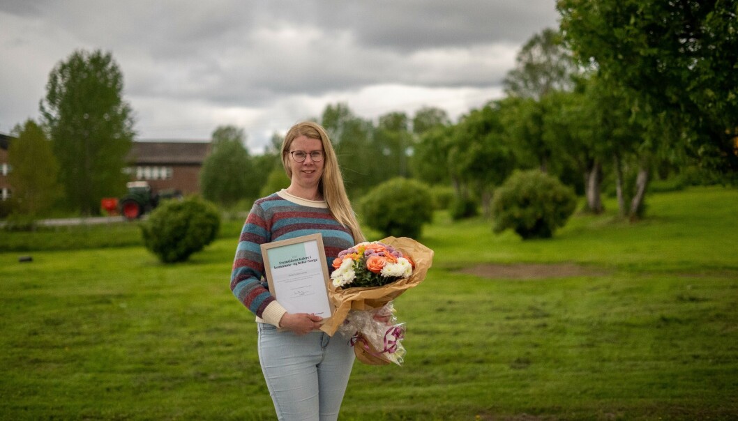 Marte Synnøve Løvaas (39), renholdsleder i Sørreisa kommune. Marte Synnøve Løvaas (39), renholdsleder i Sørreisa kommune.