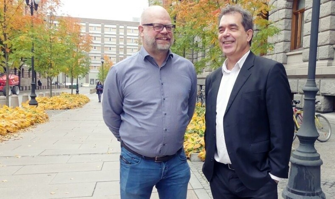 Even Bolstad (t.v.) og Harald Sørgaard Djupvik. Even Bolstad (t.v.) og Harald Sørgaard Djupvik.