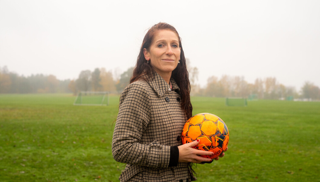 Fotballpresident Lise Klaveness. Fotballpresident Lise Klaveness.